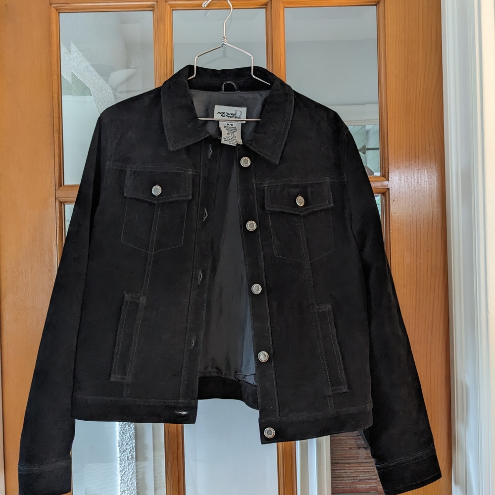 Women's Black Suede Jacket